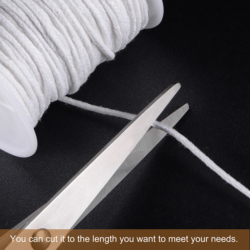 1 Roll 61m Cotton Braid Candle - Candle Oil Supplies บทวิจารณ์และราคา