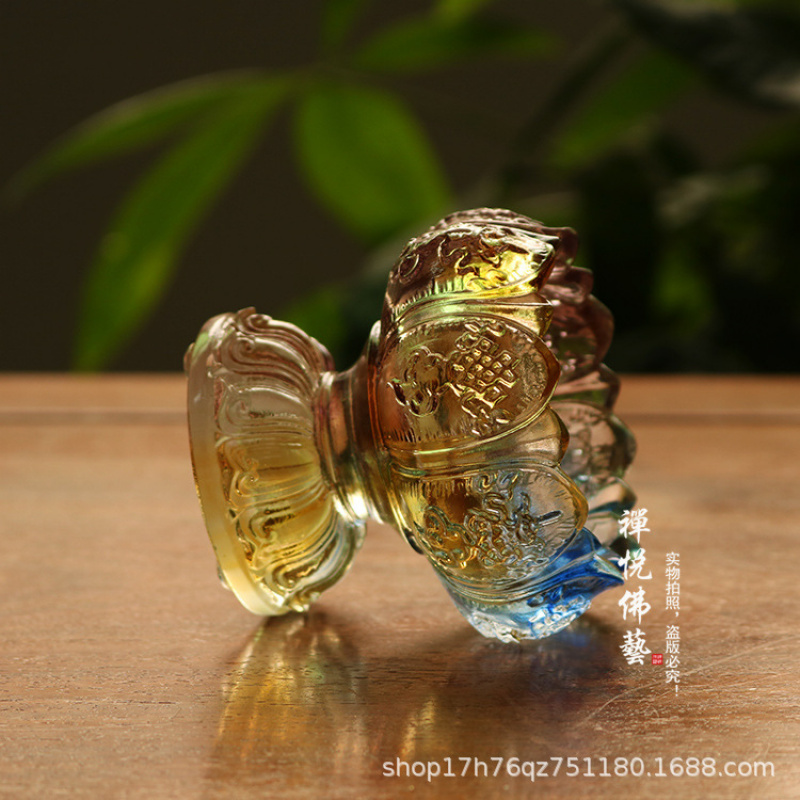 Glass Wealth Lotus Eight Auspi - Candle Oil Supplies บทวิจารณ์และราคา