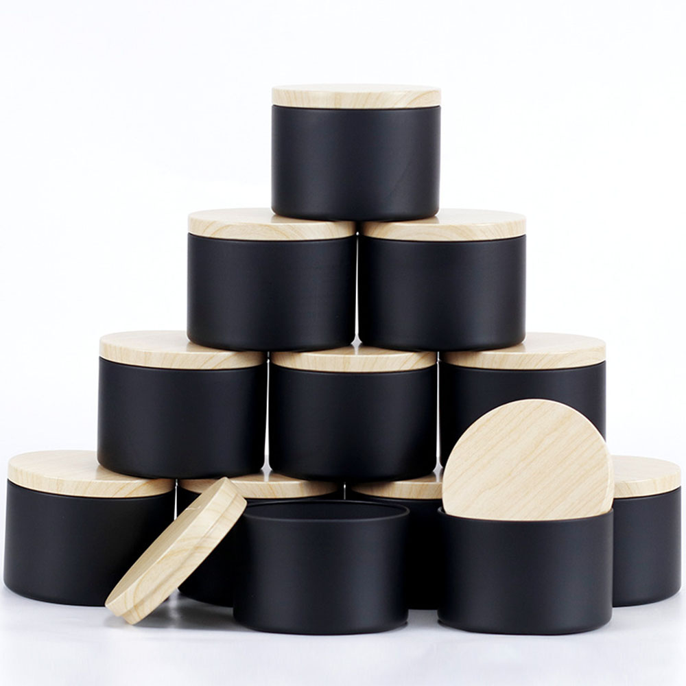24pcs 4oz Black Candle Jars ,R - Candle Making Supplies Jars บทวิจารณ์และราคา