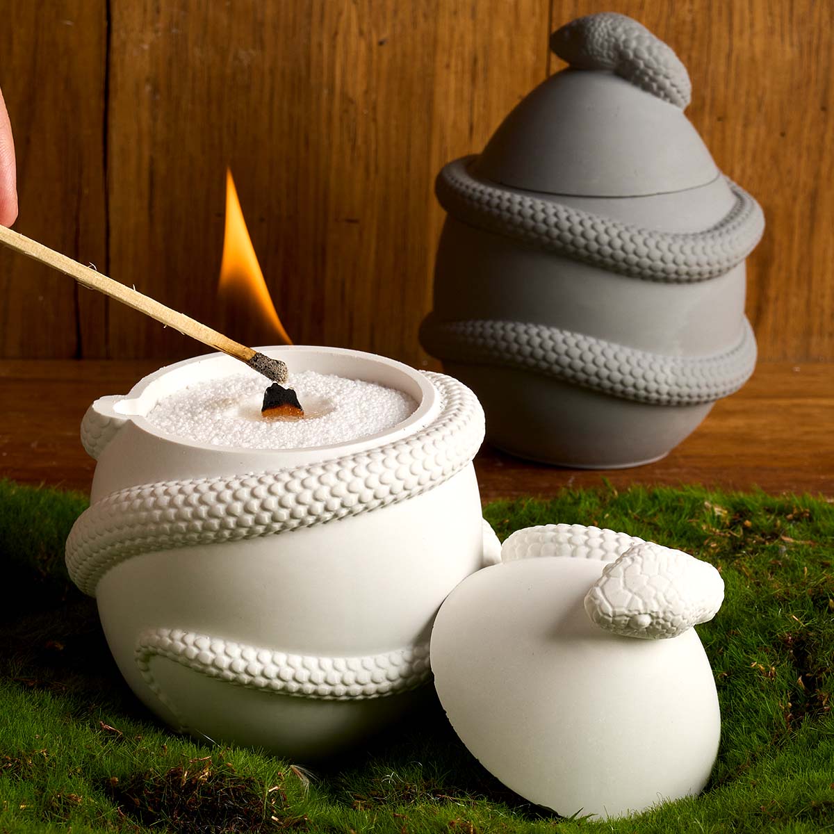 Snake Egg with Lid Candle Jar  - Candle Making Supplies Jars บทวิจารณ์และราคา