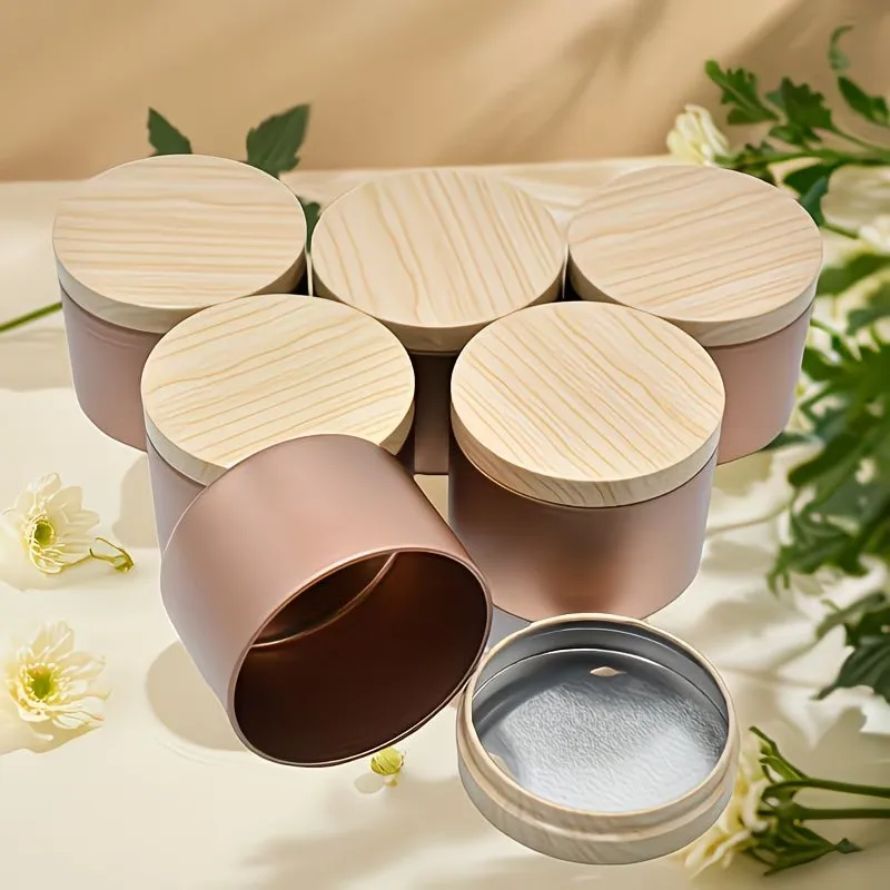 Rose Golden Metal Candle Jars  - Candle Making Supplies Jars บทวิจารณ์และราคา