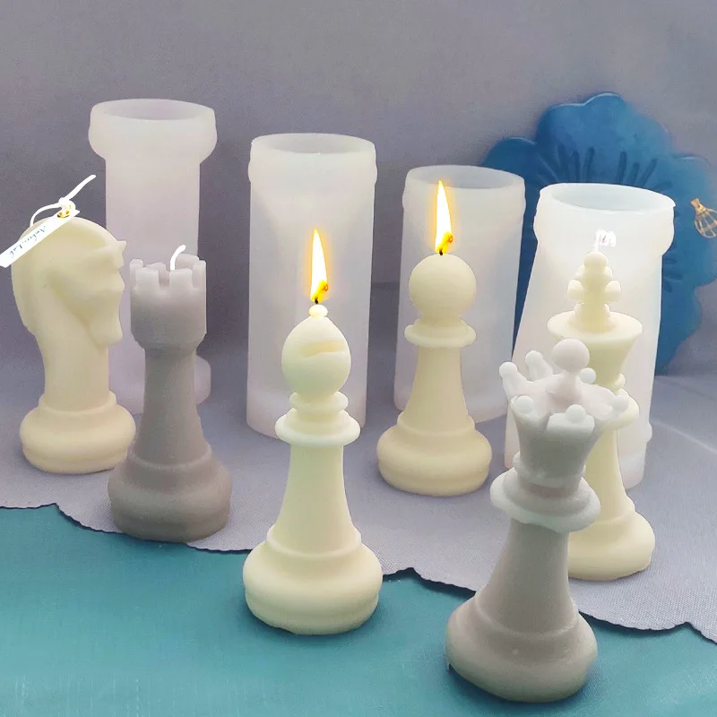 Chess Piece Candles Silicone M - Candle. Queen บทวิจารณ์และราคา