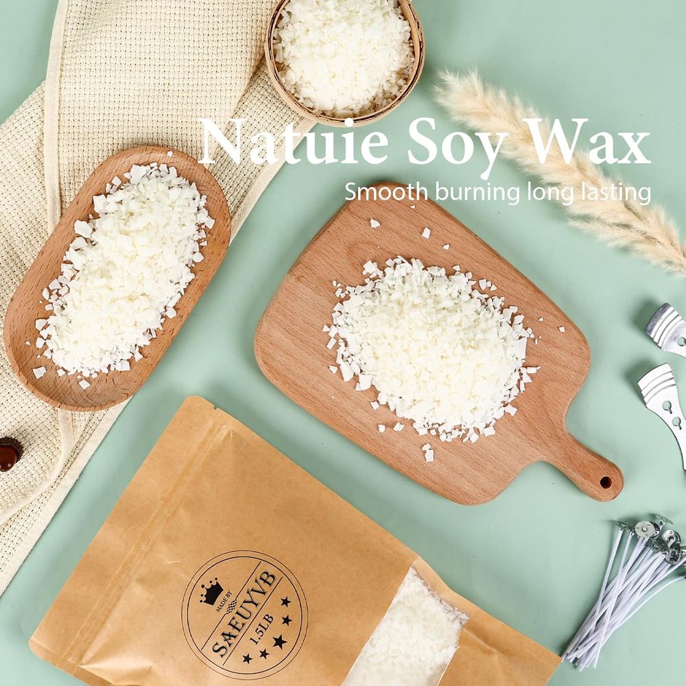 DIY Soy Candle Making Kit - Su - Candle Making Supplies Jars บทวิจารณ์และราคา