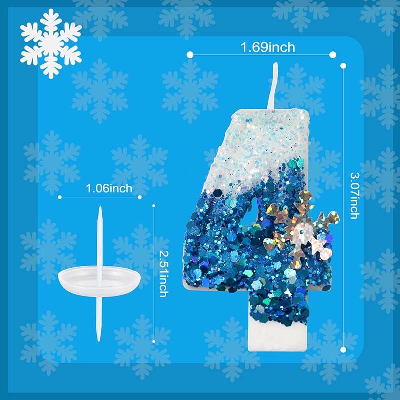 Frozen Birthday Candle Snow Qu - Candle. Queen บทวิจารณ์และราคา