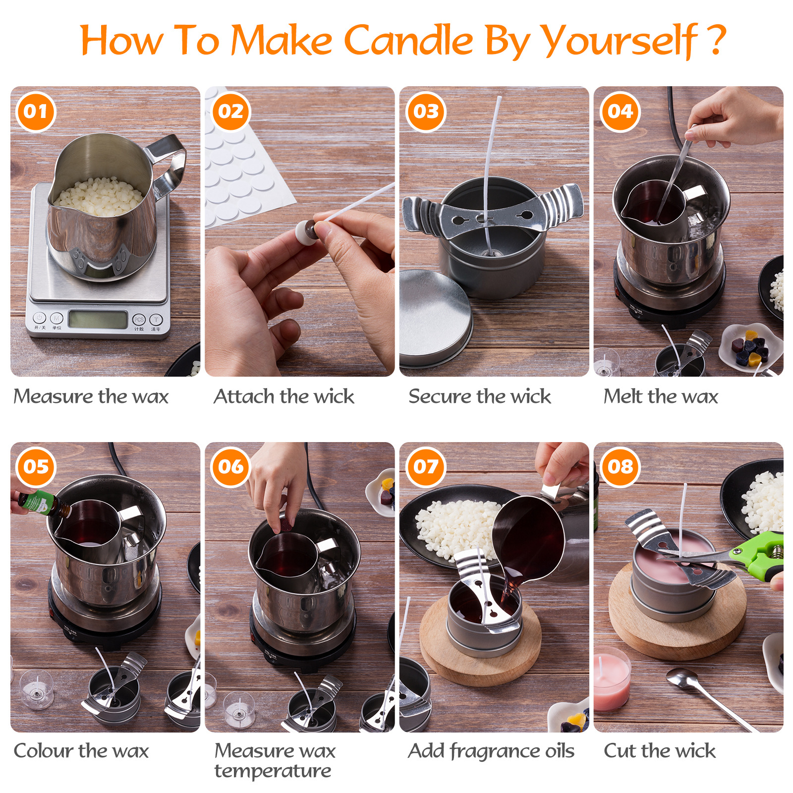 Y Advanced DIY Aromatherapy Ca - Candle Oil Supplies บทวิจารณ์และราคา