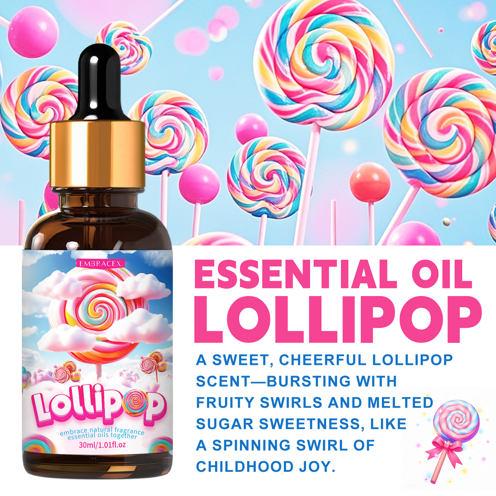 30ml  Lollipop Essential Oils  - Candle Oil Supplies บทวิจารณ์และราคา