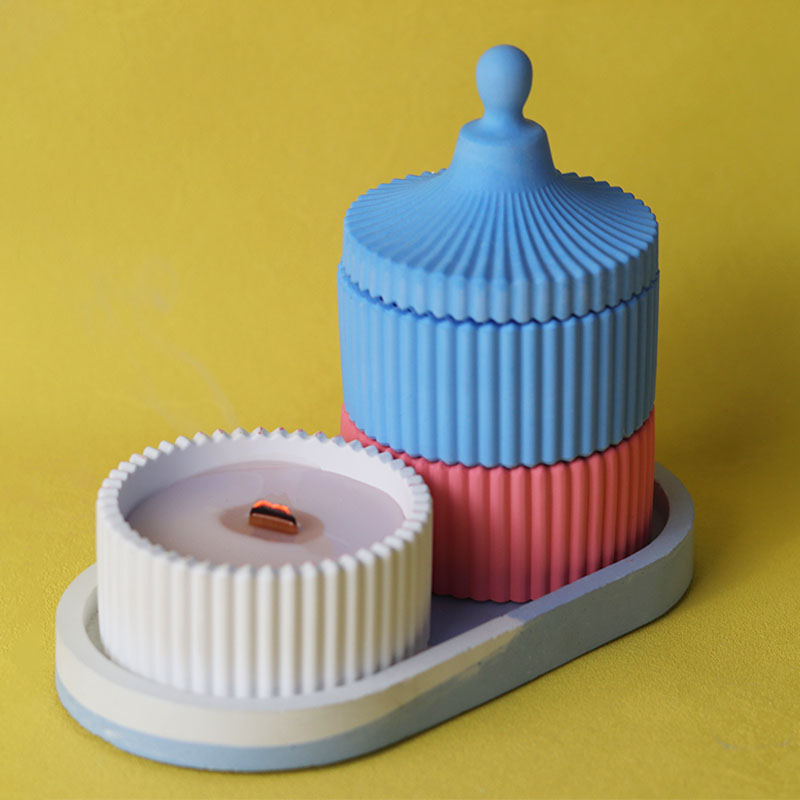 Concrete Candle Jar Silicone M - Candle Making Supplies Jars บทวิจารณ์และราคา