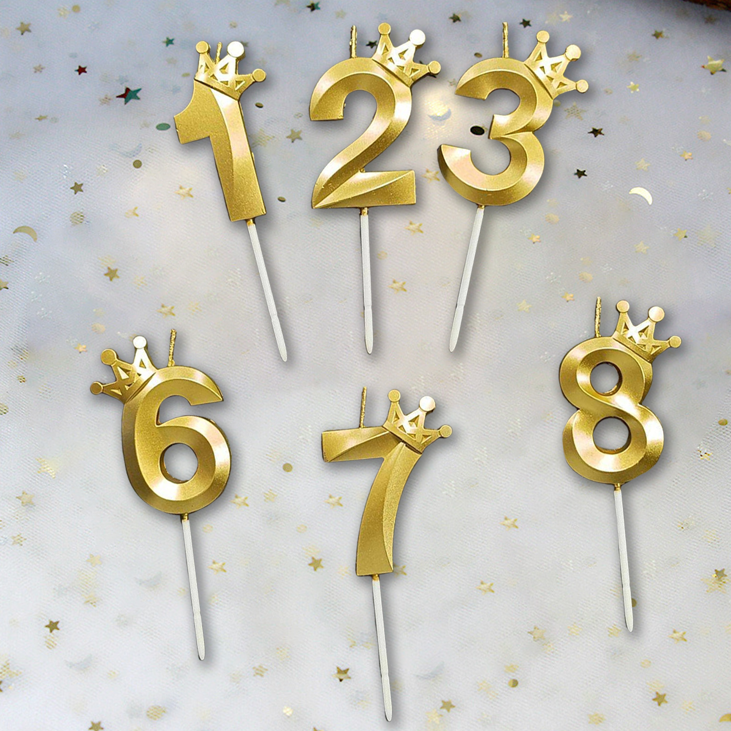 0-9 Number Party DIY Decoratio - Candle. Queen บทวิจารณ์และราคา