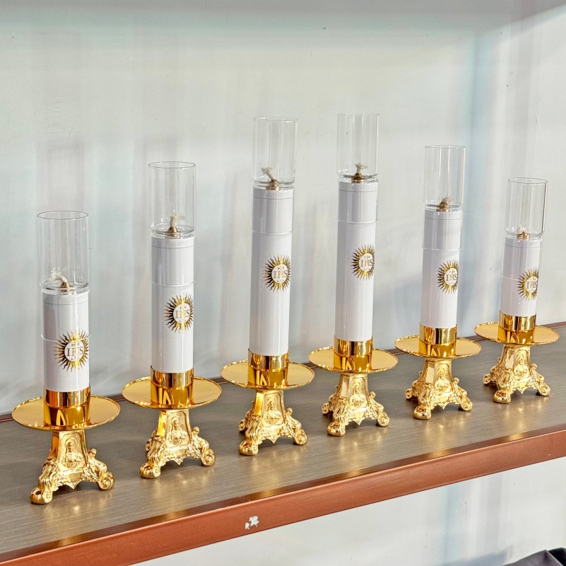 Catholic Oil Lamp Candle Stick - Candle Oil Supplies บทวิจารณ์และราคา
