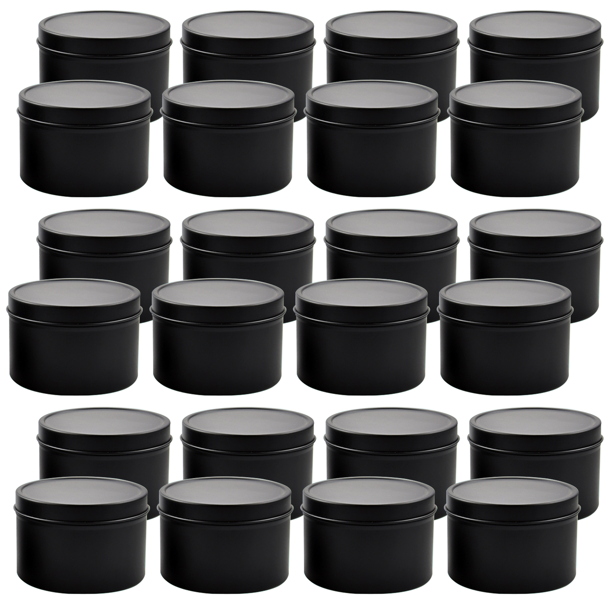 4oz/ 8oz Candle tins with lids - Candle Making Supplies Jars บทวิจารณ์และราคา
