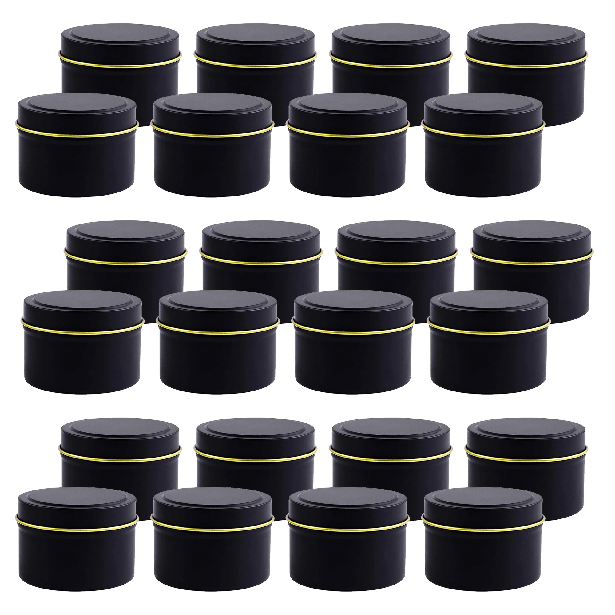 4oz/ 8oz Candle tins with lids - Candle Making Supplies Jars บทวิจารณ์และราคา