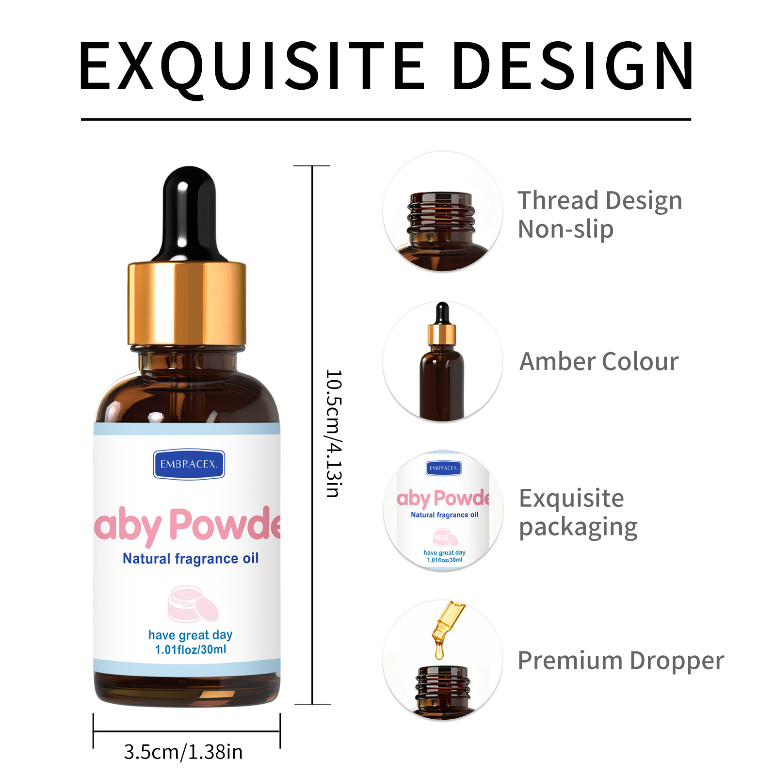 30ml Baby Powder Essential Oil - Candle Oil Supplies บทวิจารณ์และราคา