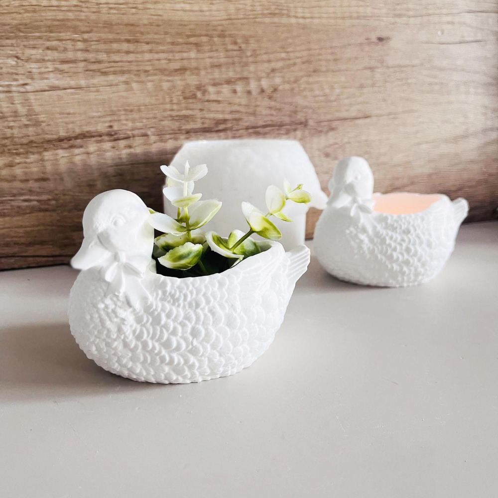 Beautiful Plaster Duck Storage - Candle Making Supplies Jars บทวิจารณ์และราคา