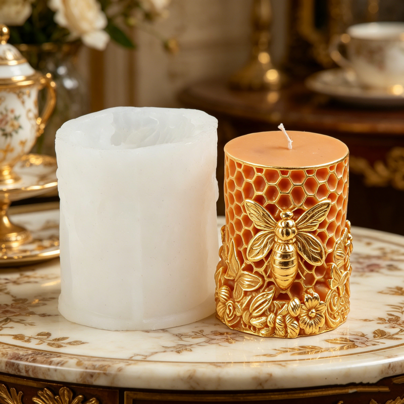 3D Bee & Honeycomb Silicone Ca - Candle. Queen บทวิจารณ์และราคา