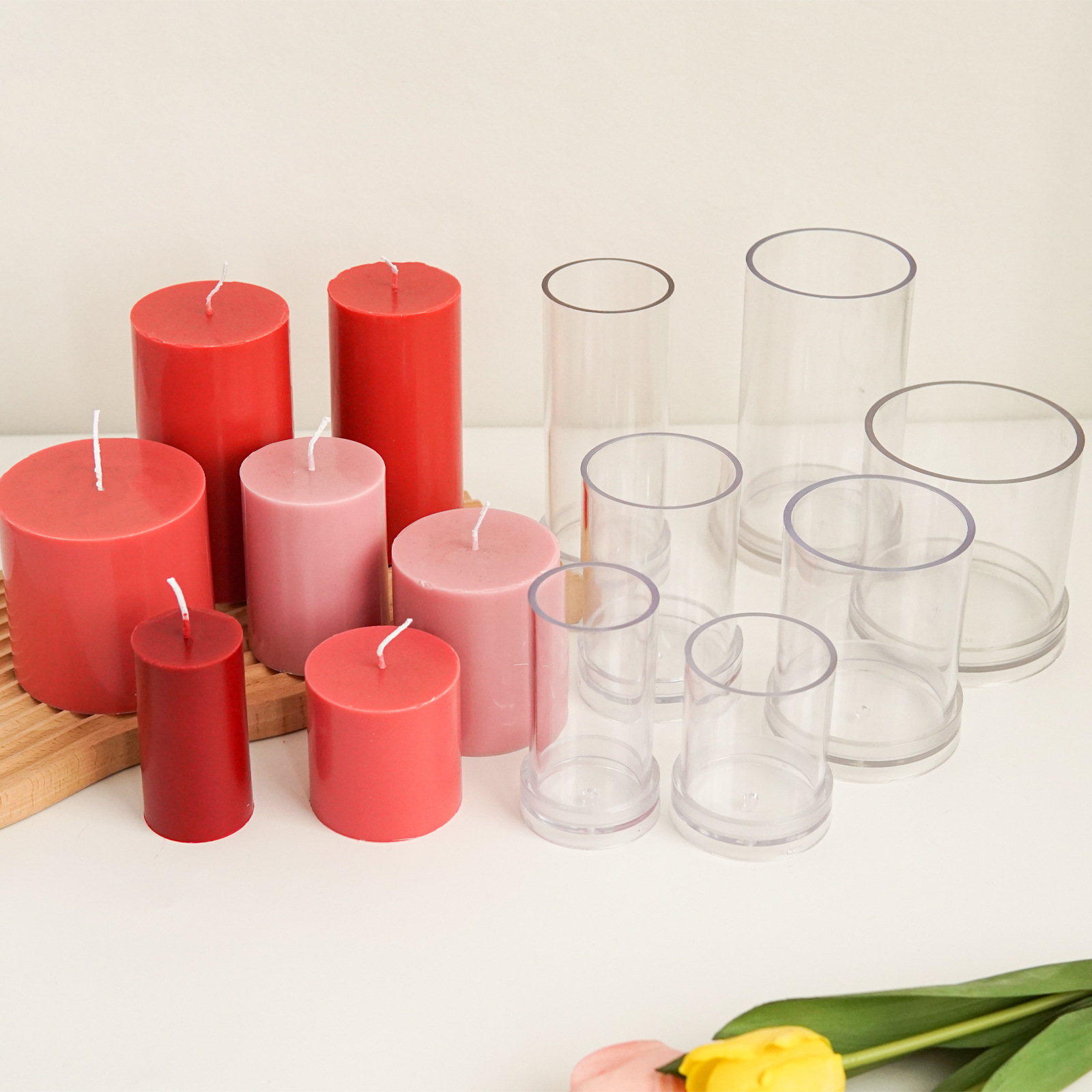 Various 3D Cylindrical Candle  - Candle Making Supplies Jars บทวิจารณ์และราคา