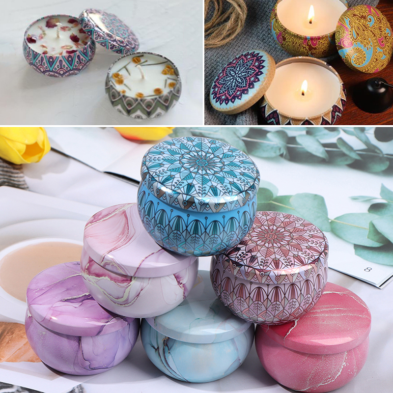 1PC Empty Candle Tin Jars DIY  - Candle Making Supplies Jars บทวิจารณ์และราคา
